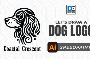 dog logo speedpaint