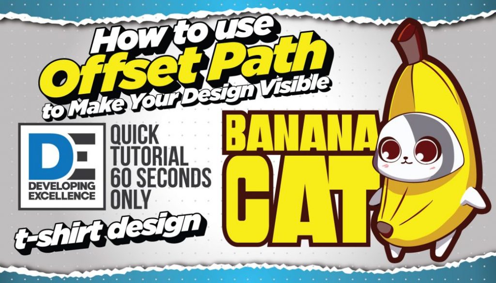 How to Use Offset Path to Make Your Design Visible in Adobe Illustrator