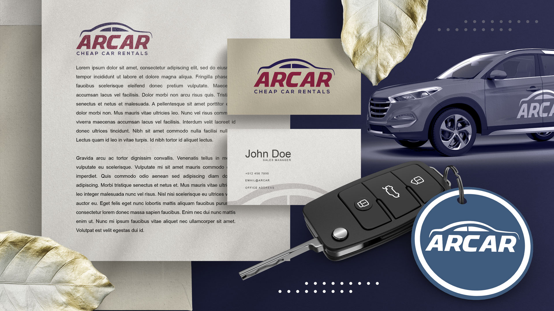 Promotional branded items designed for ArCar
