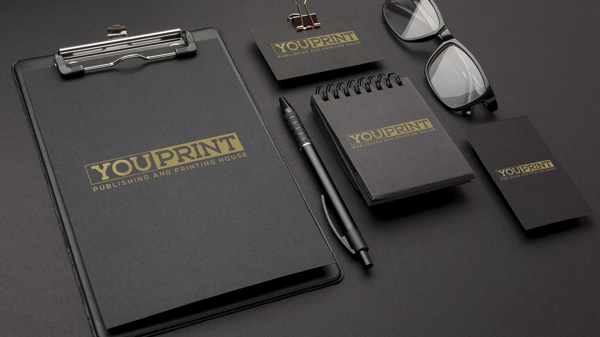 Promotional stationery items designed for You Print