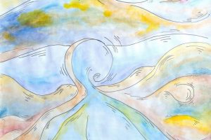 Self-Portrait - A quirky self-portrait, shown from behind :) LOL