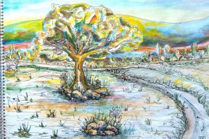 New Road - Exploring a new path through the hills, far from any people.