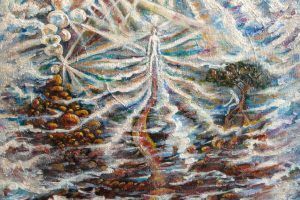 Christmas in the Mountains - Inspired by a Christmas hike in the mountains, wrapped in dense fog that turned everything into milk-white silence only a few meters away.